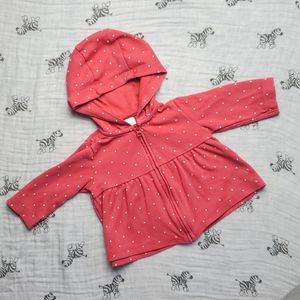 SOLD - 🌷3/$15🌷 Pink Zip-up Hooded Jacket